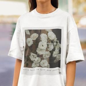 All_S Fair In Love And Poetry Shirt, Swift Floral Polaroid Unisex Tee